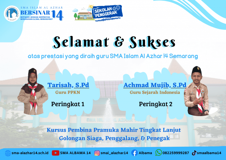 2 Guru SMALZA 14 Meraih Peringkat Terbaik Kursus Pembina Mahir Tingkat ...